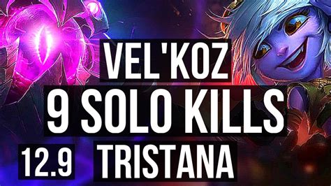 Velkoz Vs Trist Mid 4 3m Mastery 9 Solo Kills 2100 Games Euw