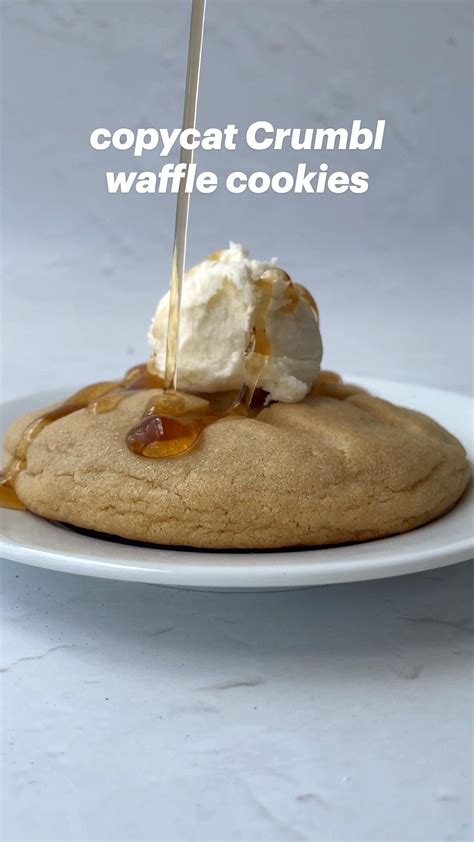 Waffle Cookie Recipe Crumbl Lianne Weinstein