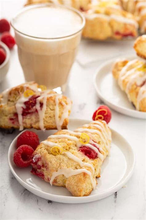 Lemon Raspberry Scones My Baking Addiction