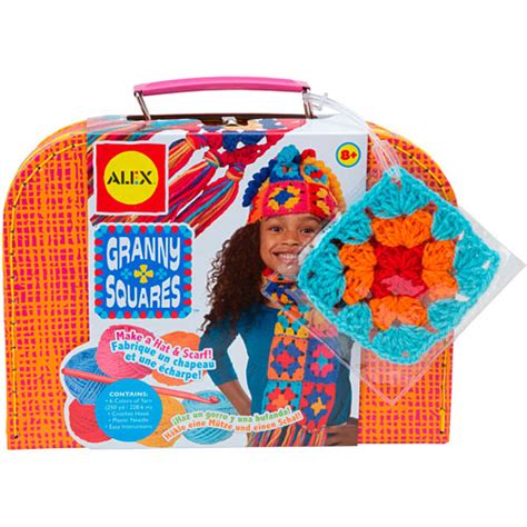 ALEX Toys Craft Granny Squares Crochet Kit - Lucky Duck Toys