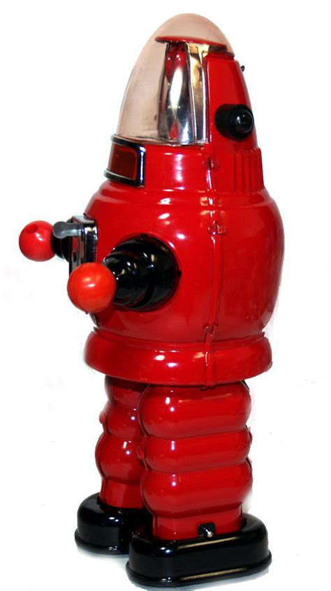 Robby The Robot A K A Moon Robot Red Tin Toy Windup Limited Edition Robot Island