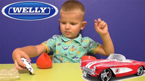 Машинки Велли - яйца с сюрпризом.Surprise Eggs Cars Welly - YouTube