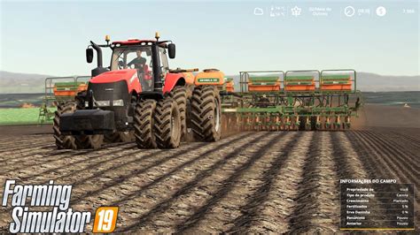 INCIANDO O PLANTIO DO MEGA CAMPO Farming Simulator 2019 COLONOS T4