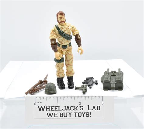 Ambush Gi Joe 1989 Hasbro Action Figure Vintage Wheeljacks Lab