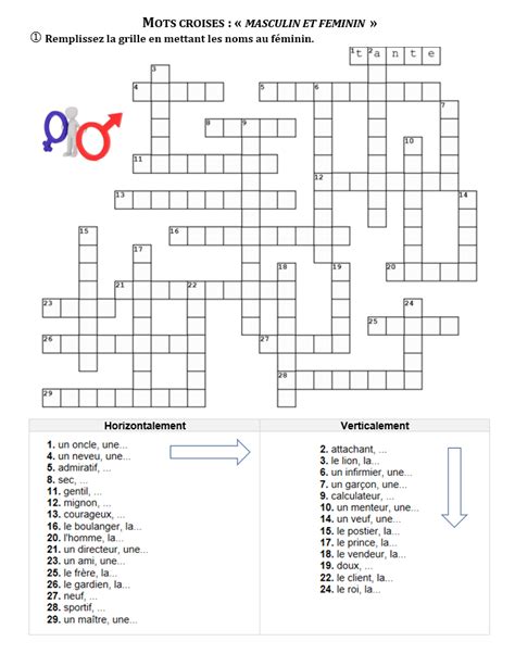 F Minin Des Adjectifs Exercices Imprimer