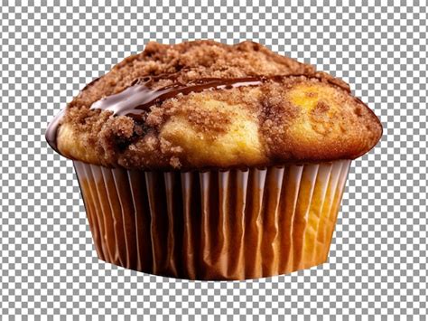 Premium Psd Delicious Coffee Muffin Isolated On Transparent Background