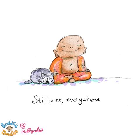 Stillness Buddha Doodle Buddah Doodles Doodles