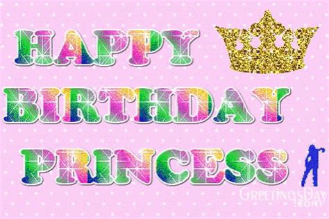 Animated Gif Happy Birthday Princess - gif