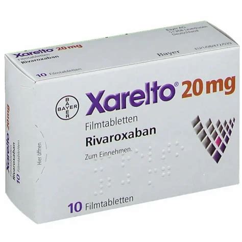 Xarelto Rivaroxaban Tablets Strength Mg At Rs Stripe In