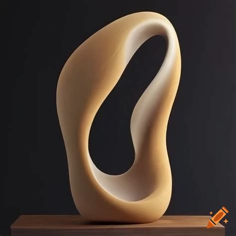 Abstract Sculpture Inspired By Natural Curves On Craiyon