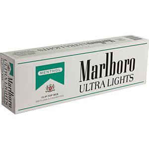 Marlboro Ultra Lights Menthol Box of 10 packs - Hello Cigarettes