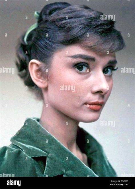 Audrey Hepburn 1929 1993 Belgian Born British Film Actress About 1953