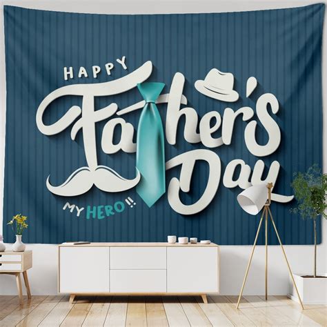 Happy Fathers Day Kingque Background Cloth Decoration Backdrops For