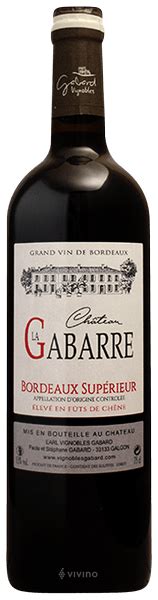 2015 Château la Gabarre Bordeaux Supérieur Vivino US