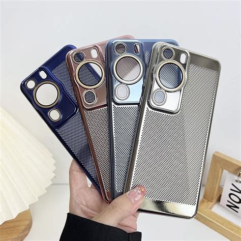 For Huawei P Ice Sense Heat Dissipation Electroplating Pc Phone Case