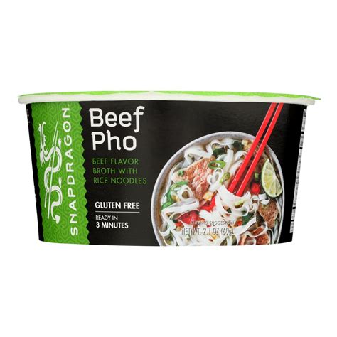 Pack Snapdragon Vietnamese Beef Pho Noodle Soup Bowl Oz Ready