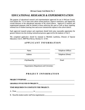 Fillable Online Educational Research Experimentation Fax Email Print