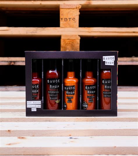 Sauce Shop Hot Sauce Challenge Gift Set 1x Original Hot Sauce 160ml