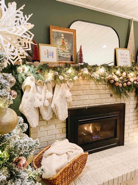 Whimsical Holiday Fireplace Decor Ideas - Sprucing Up Mamahood