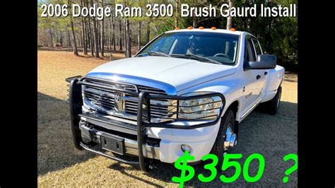 Dodge Ram Brush Guard Install Hunter Gd Youtube