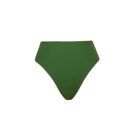 Tropic Bikini Bottom Green Meridian Swimwear Wolf Badger