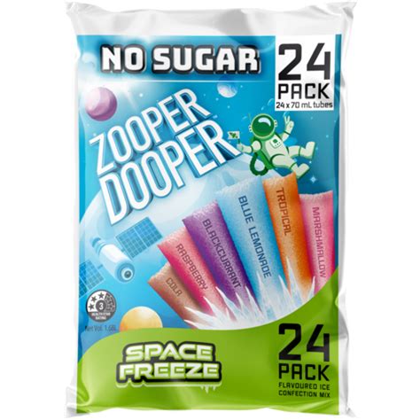 Zooper Dooper No Sugar 24 X 70ml Shop Online At Marks Supa Iga In