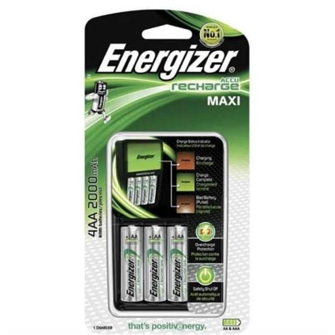 Jual Charger Baterai Energizer CHVCM4 Recharger Value AA 2000 Mah