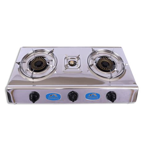 Stainless Steel 3 Burner Gas Stove Freeshop