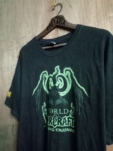 Jinx Blizzard World Of Warcraft The Burning Crusade Promo Tee Mens Fashion Tops And Sets