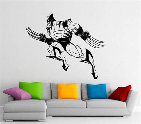 Wolverine Hero Wall Decal Vinyl Stickers Comics Superhero