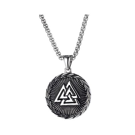 Naszyjnik Wisiorek męski Nordycki Symbol Valknut 13334326402 Allegro pl