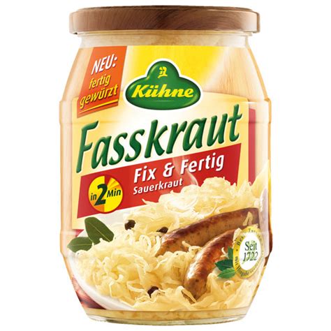 Kühne Sauerkraut Ready To Serve 720 Ml Taste Matters Company Limited