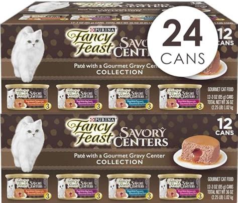 Amazon Purina Fancy Feast Pate Wet Cat Food Variety Pack Savory