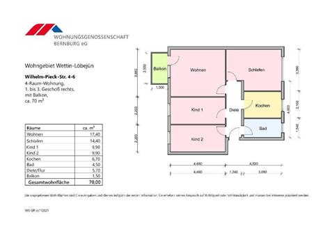 3 Zimmer Wohnung zu vermieten Wilhelm Pieck Straße 5 Löbejün