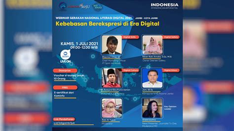 Webinar Kebebasan Berekspresi Di Era Digital Di Kota Jambi Gaungkan