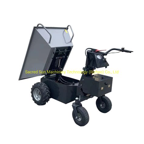 CE Approved Multi Functional 500kg Load Capacity Power Wheelbarrow