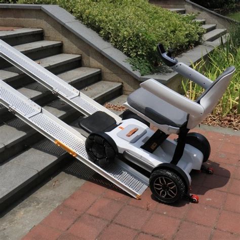 8ft Lightweight High Strength Aluminium Telescopic Wheelchair Mobility Scooter Ramps China