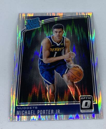 Panini Donruss Optic Silver Prizm Shock Michael Porter Jr