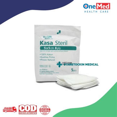 Jual Kasa Steril Onemed X Cm Ply Isi Pcs Shopee Indonesia