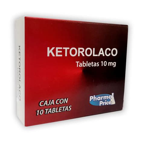 Ketorolaco 10mg Con 10 Tabletas Zedel Distribuidora