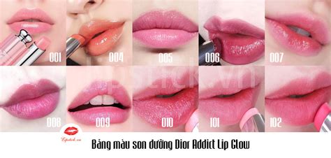 Swatch Màu Mới Son Dưỡng Dior Màu Nào đẹp Nhất được Thử Nghiệm Trên Môi