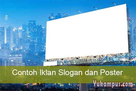 Contoh Iklan Slogan Dan Poster Tentang Pendidikan Coretan