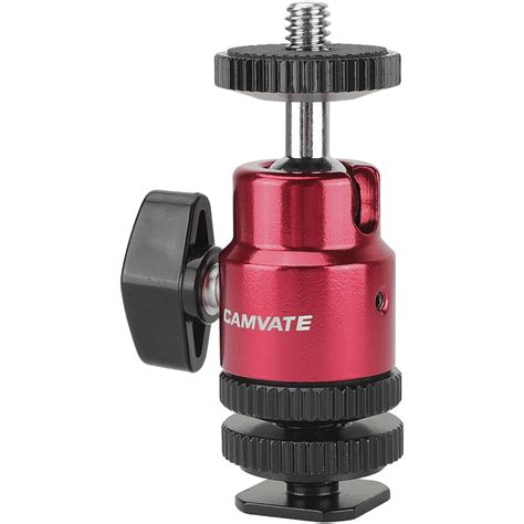 Camvate Mini Ball Head Support With Shoe Mount C B H