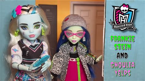 Monster High Frankie Stein And Ghoulia Yelps G3 Honest Review Doll Unboxing Youtube