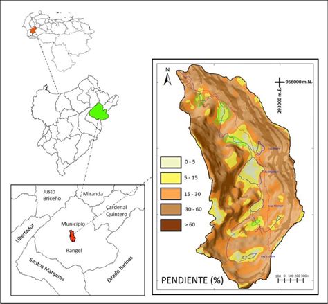 Localización del área de estudio en el contexto local regional y