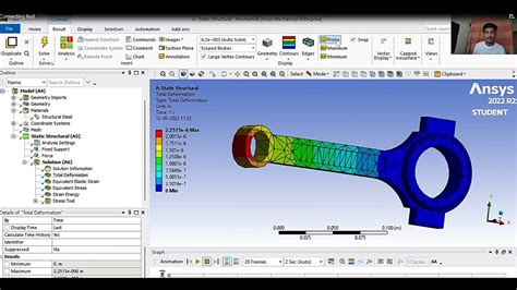 Modeling And Finite Element Analysis Of A Connecting Rod Using AutoCAD