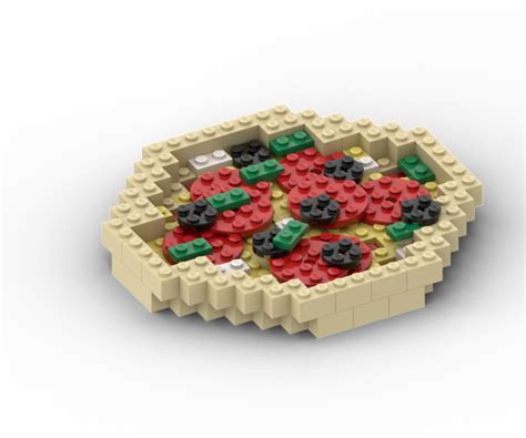 How to Build Lego Pizza - Stop Motion Cooking Prop : 20 Steps (with ...