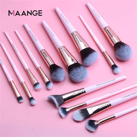 Maange conjunto de pincéis para maquiagem 6 12 12 unidades conjunto