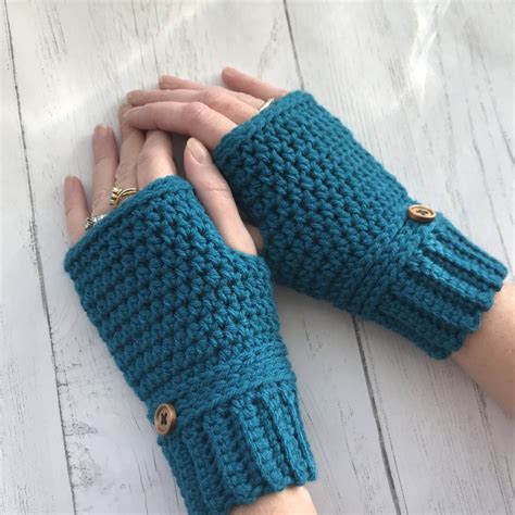 How To Crochet Fingerless Gloves With Finger Holes