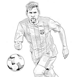 Dibujos De Lionel Messi Para Colorear